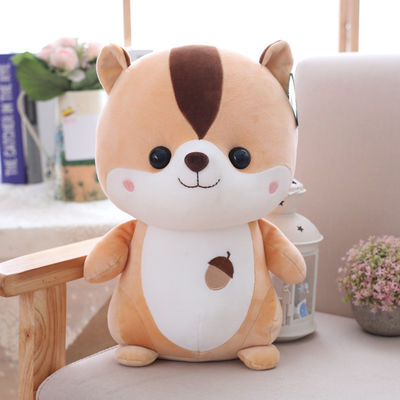 Đồ chơi sang trọng cho con sóc của OEM dành cho trẻ em 25cm với chất liệu bông Polypropylene