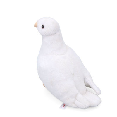 Đồ chơi chim bồ câu trắng sáng tạo OEM với chất liệu bông Polypropylene