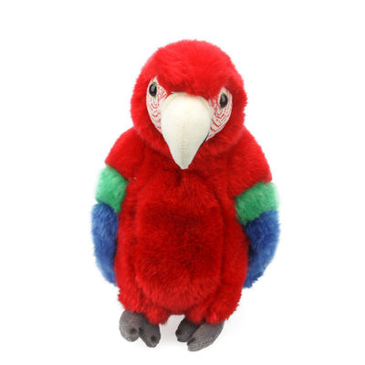 Sợi Polyester Nhồi Màu đỏ tươi Macaw Thú nhồi bông Quà tặng cho trẻ em Đồ chơi sang trọng