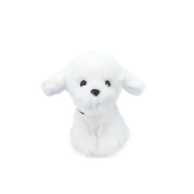 Đồ chơi sang trọng cho chó trắng 25cm ODM cho trẻ em thoải mái