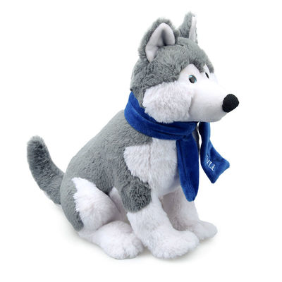 Đồ chơi nhồi bông Husky sang trọng ngắn gọn với khăn quàng ISO9001