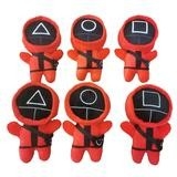15cm Trò chơi Mực ống Những người lính màu hồng Đồ chơi sang trọng cho trẻ em