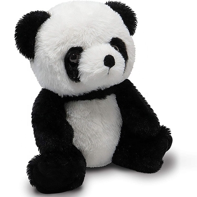 Tùy chỉnh thân thiện với da Panda Đồ chơi sang trọng Không phai màu Ngồi 100% bông PP