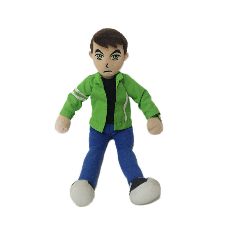 Búp bê thể thao màu xanh lá cây 35cm Đồ chơi nhồi bông sang trọng Món quà đồ chơi mềm dễ thương đầy màu sắc