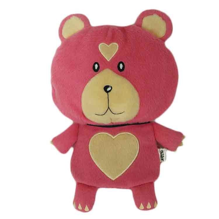 Red Little Bear Thú nhồi bông Chủ thẻ Quà tặng Chủ thẻ Sang trọng Phụ kiện đồ chơi mềm