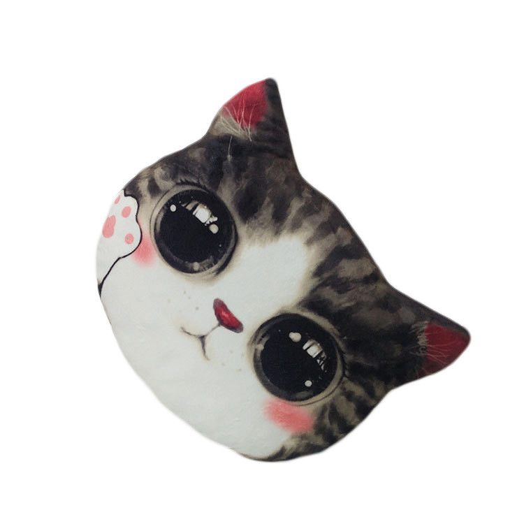 In 3D Sang trọng Mèo Gối Meow Ngôi sao Sofa sang trọng Đệm Trang trí nội thất sang trọng