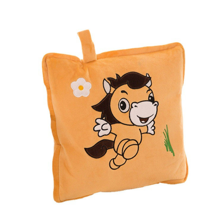 Máy sưởi tay động vật nhồi bông mềm OEM 35x35cm cho trang trí nội thất